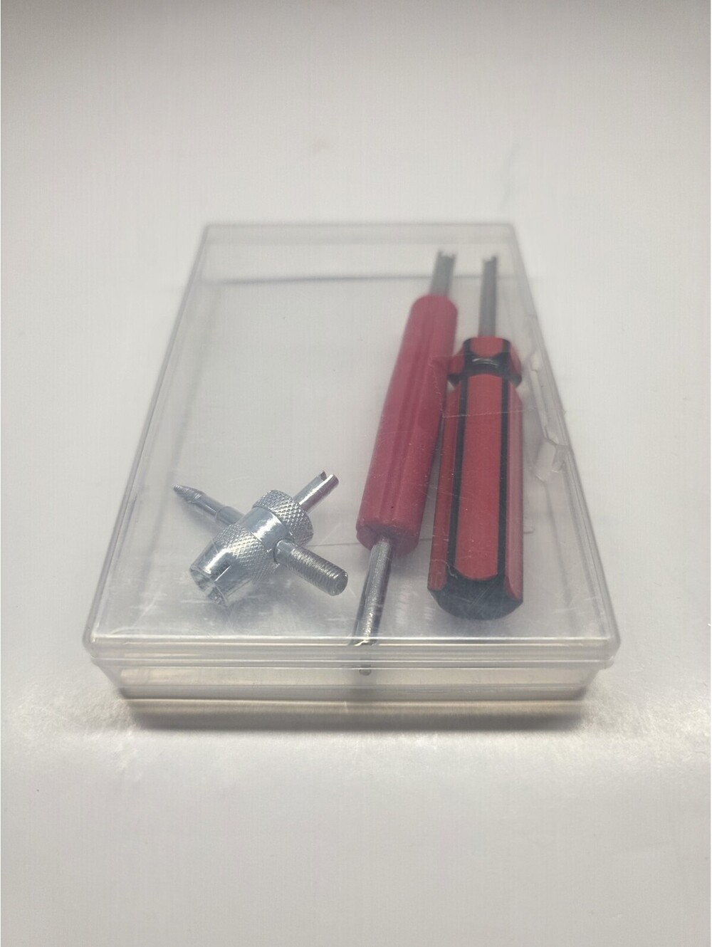 3pcs Tire Valve Stem Tool, 4 in 1 Double and Single Head Valve Core Remover